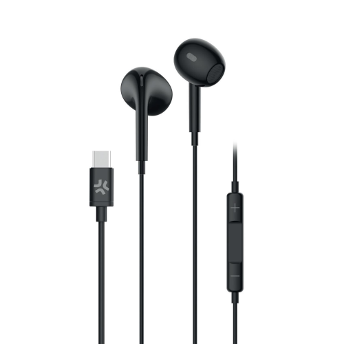 =>>DROP STEREO EARPHONES USB-C BK
